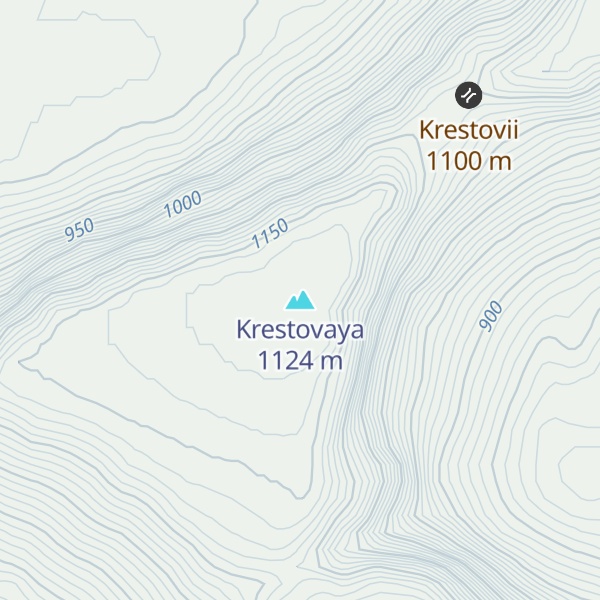 Map of Krestovaya