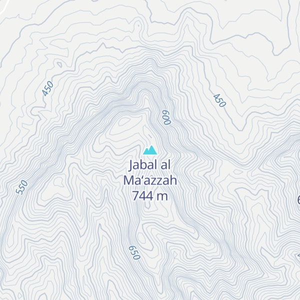 Map of Jabal al Ma‘azzah