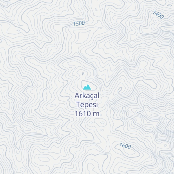 Map of Arkaçal Tepesi