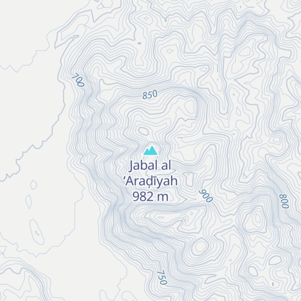 Map of Jabal al ‘Araḑīyah