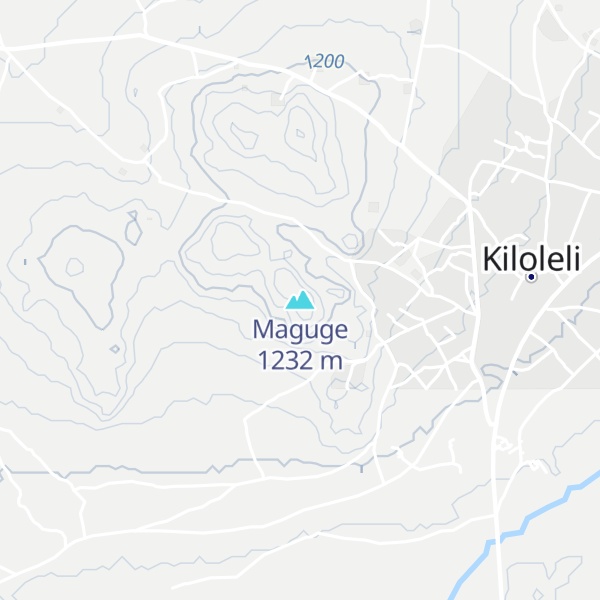 Map of Maguge