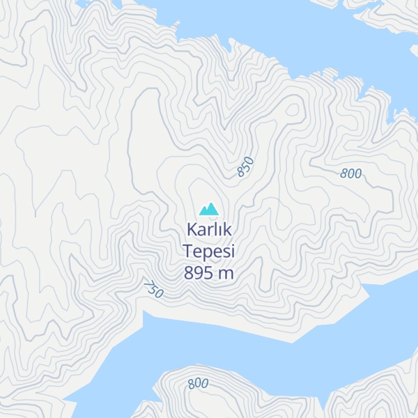 Map of Karlık Tepesi