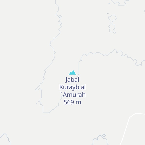 Map of Jabal Kurayb al `Amurah