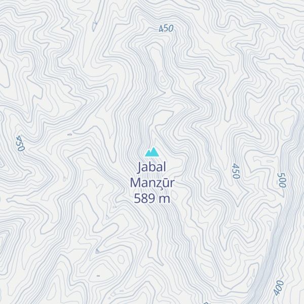 Map of Jabal Manz̧ūr