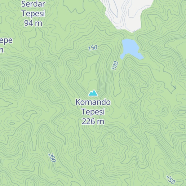 Map of Komando Tepesi
