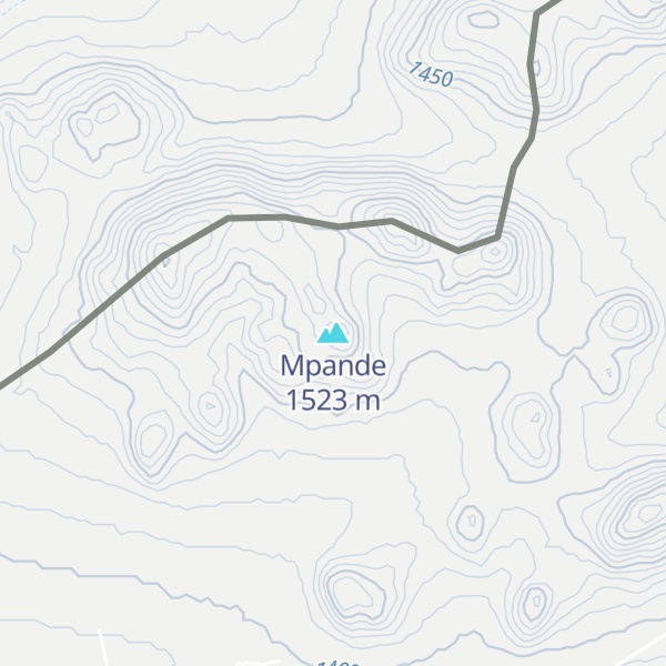 Map of Mpande