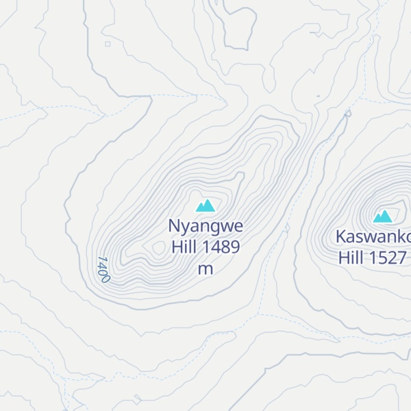 Map of Nyangwe Hill