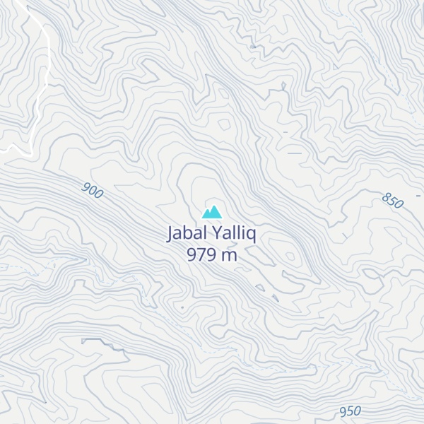Map of Jabal Yalliq