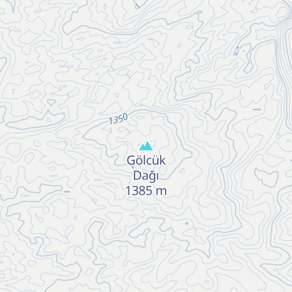 Map of Gölcük Dağı