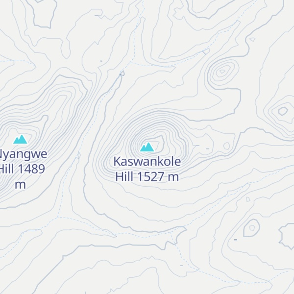 Map of Kaswankole Hill