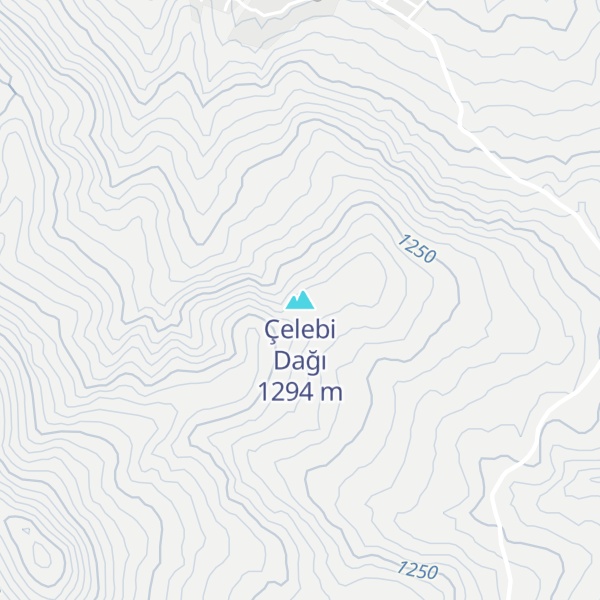 Map of Çelebi Dağı