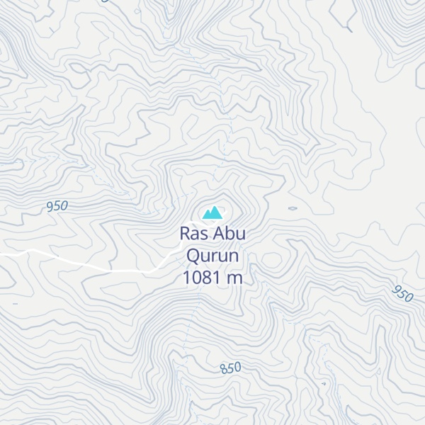 Map of Ras Abu Qurun