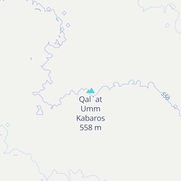 Map of Qal`at Umm Kabaros