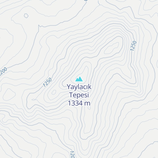 Map of Yaylacık Tepesi