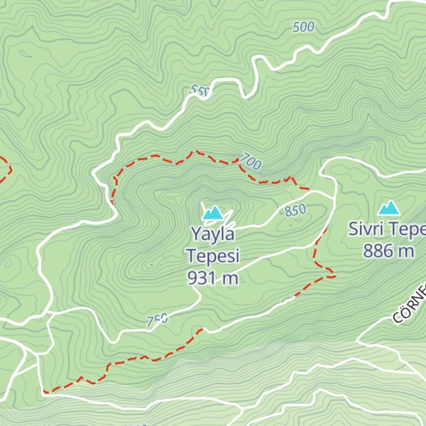 Map of Yayla Tepesi