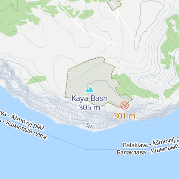 Map of Kaya-Bash