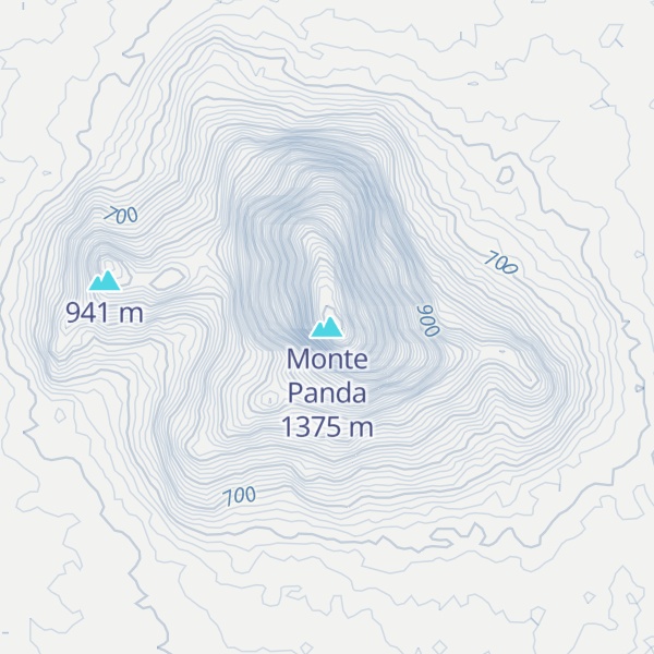 Map of Monte Panda