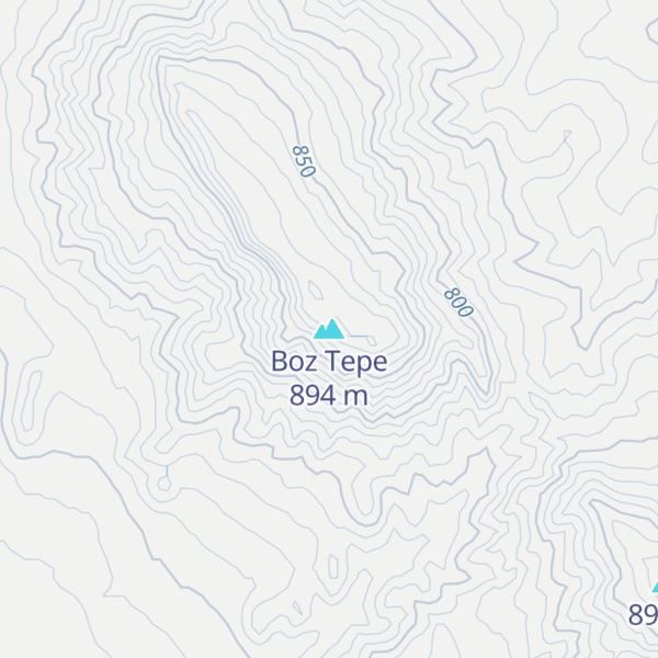 Map of Boz Tepe