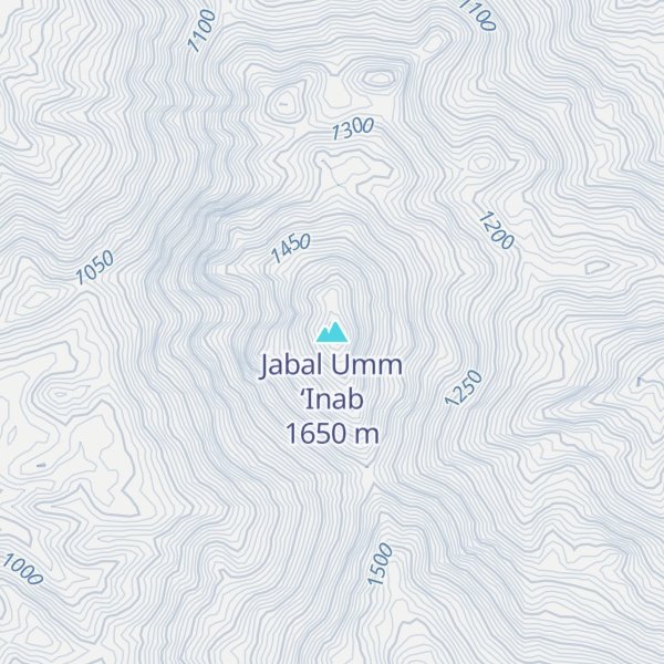 Map of Jabal Umm ‘Inab