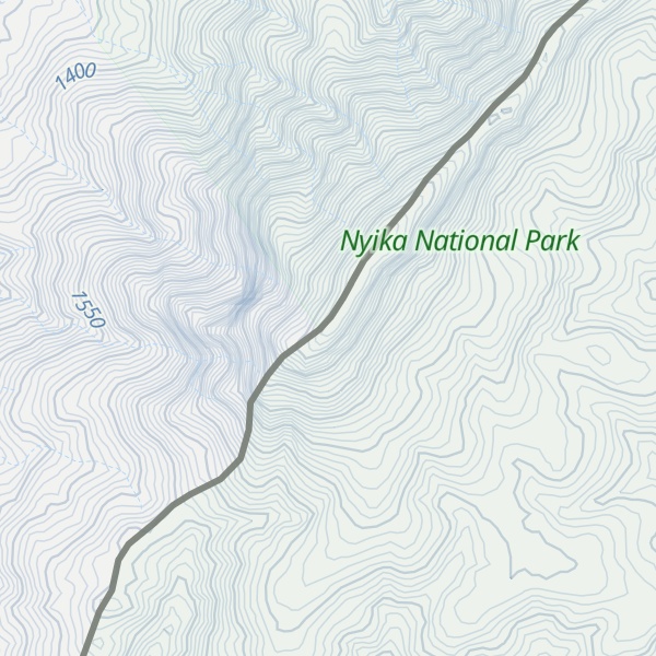 Map of Mwanda Peak
