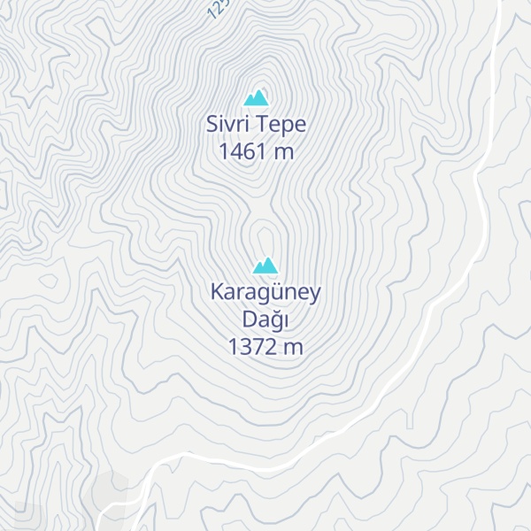 Map of Karagüney Dağı