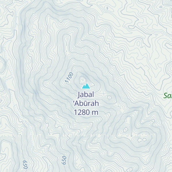 Map of Jabal ‘Abūrah