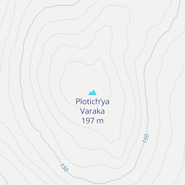 Map of Plotich’ya Varaka