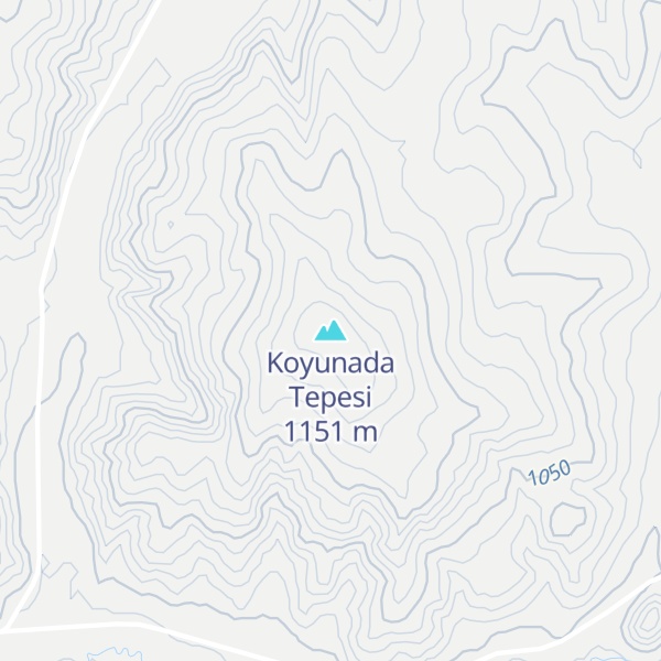 Map of Koyunada Tepesi