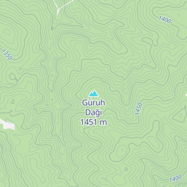 Map of Güruh Dağı