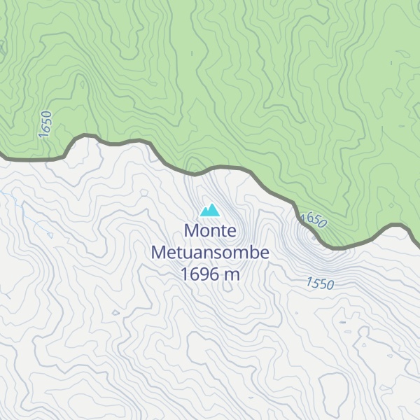 Map of Monte Metuansombe