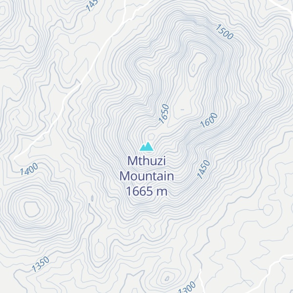 Map of Mthuzi Mountain