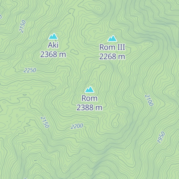 Map of Rom