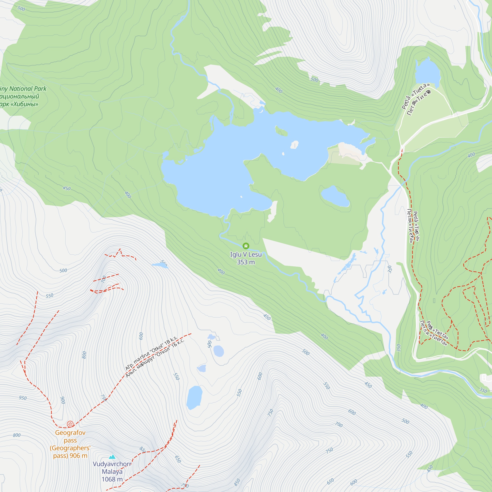 Iglu V Lesu map
