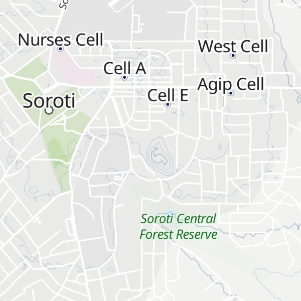 Map of Soroti Rock