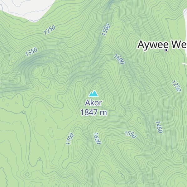 Map of Akor
