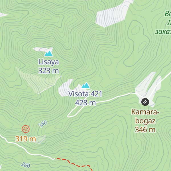 Map of Visota 421