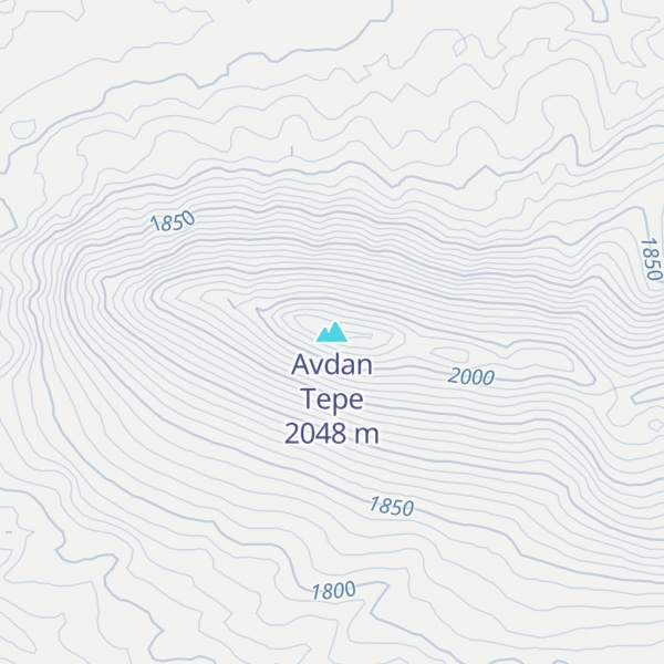 Map of Avdan Tepe