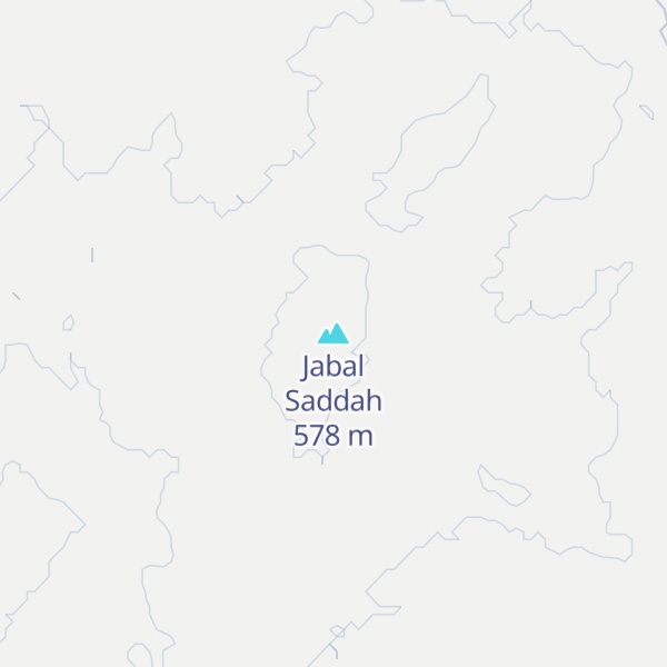 Map of Jabal Saddah