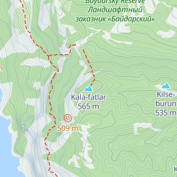 Map of Kala-fatlar