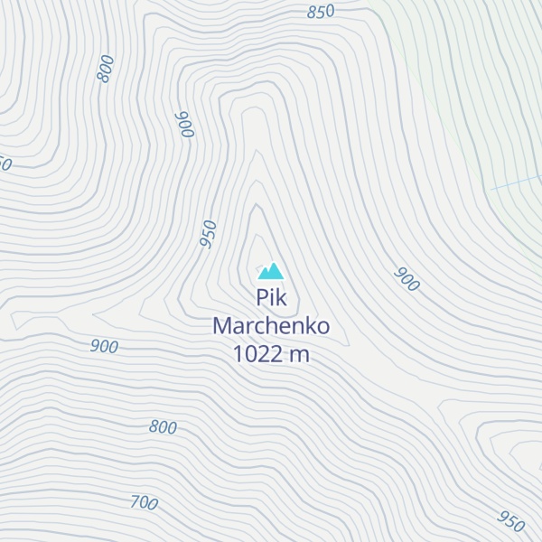 Map of Pik Marchenko