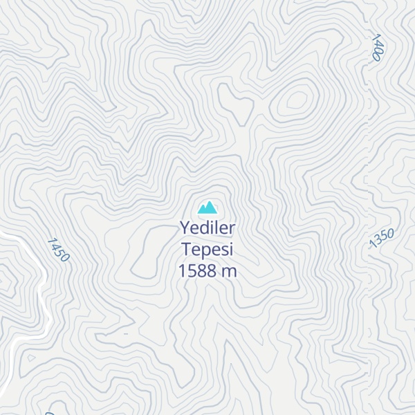 Map of Yediler Tepesi