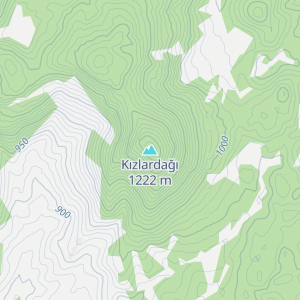Map of Kızlardağı