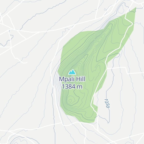 Map of Mpali Hill