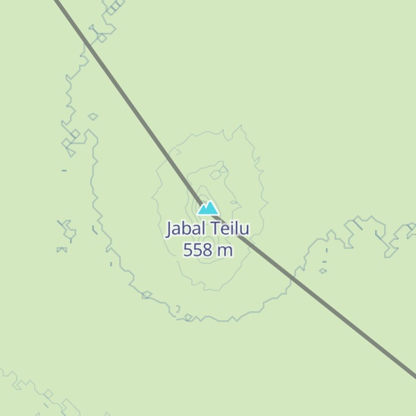 Map of Jabal Teilu