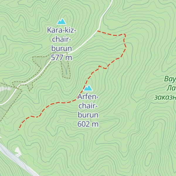 Map of Arfen-chair-burun