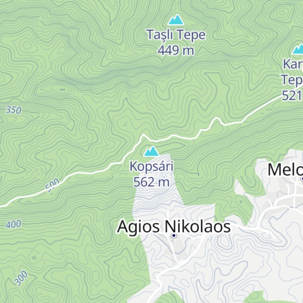 Map of Kopsári
