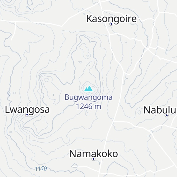 Map of Bugwangoma