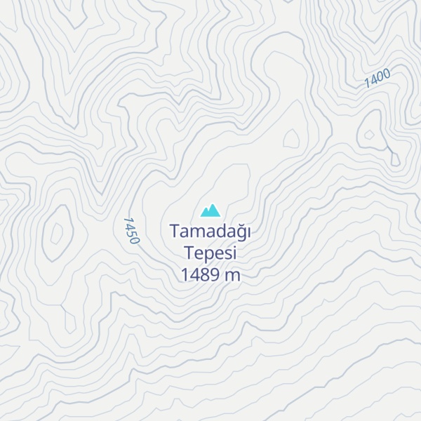 Map of Tamadağı Tepesi