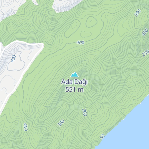 Map of Ada Dağı