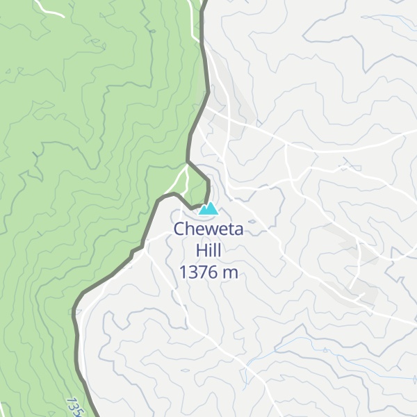 Map of Cheweta Hill